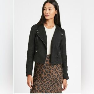 Banana Republic Black Moto Jacket